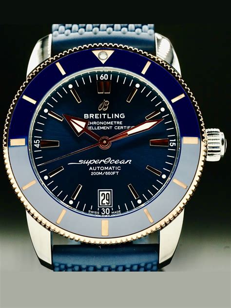 breitling superocean heritage strap size|breitling superocean heritage two tone.